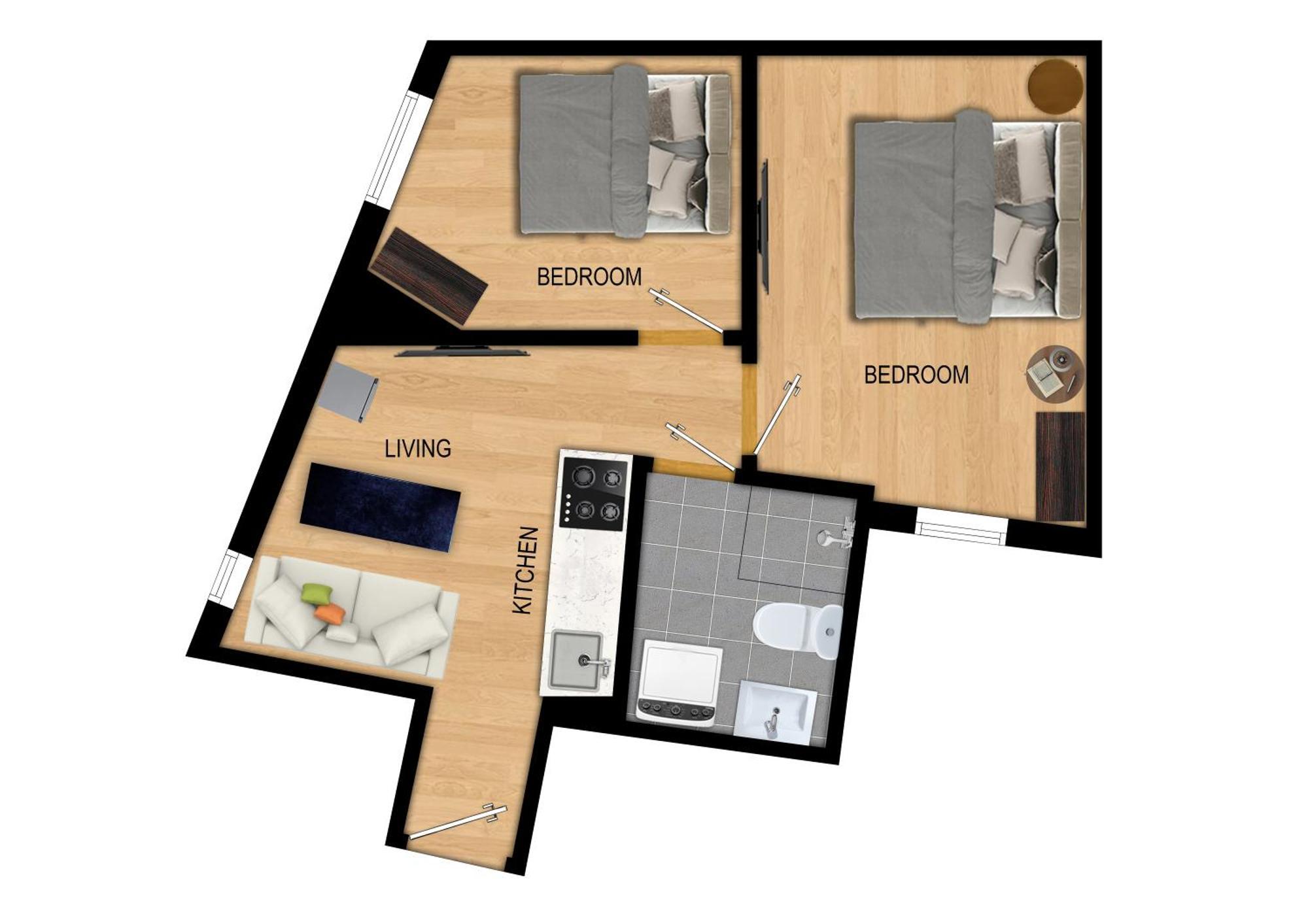 King Bed - Renovated 2024 - 2Br Behind Bryggen Lejlighed Bergen Eksteriør billede